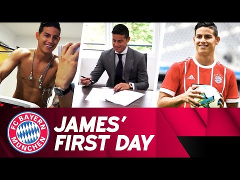 James Rodríguez?? : First Day at FC Bayern ⚽