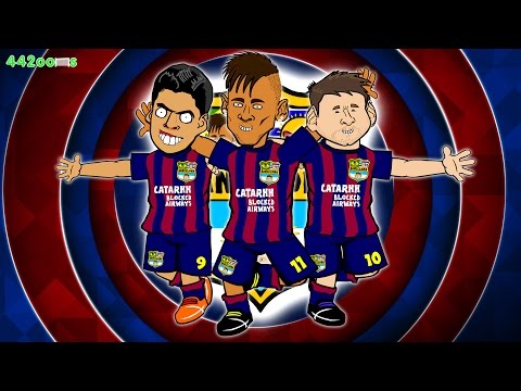 ?MSN SONG? Bayern Munich vs Barcelona 3-2 PARODY (Champions League Semi-Final 2015 Goals Neymar)