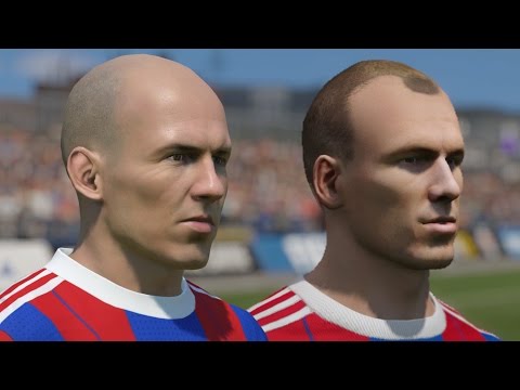 FIFA 15 vs PES 2015 Head to Head Faces – Bayern Munich