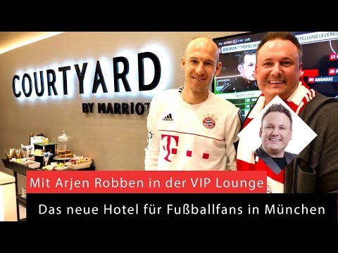 Arjen Robben, Allianz Arena, FC Bayern München, Bundesliga, Hotel, Marriott-Loge,