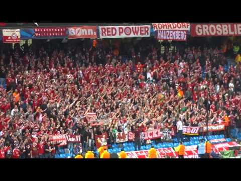 Bayern Munich vs Manchester City, Bayern fans sing