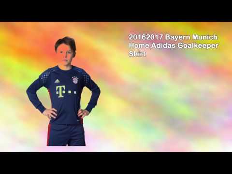 20162017 Bayern Munich Home Adidas Goalkeeper Shirt