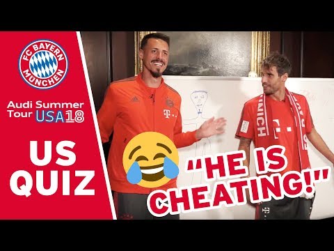 FC Bayern US Quiz w/ Javi Martínez & Sandro Wagner