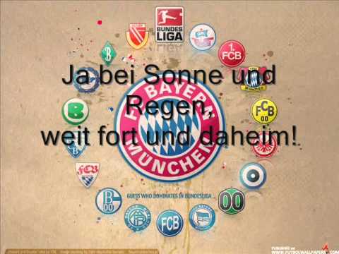 Top 5 der  FC Bayern Lieder mit Text