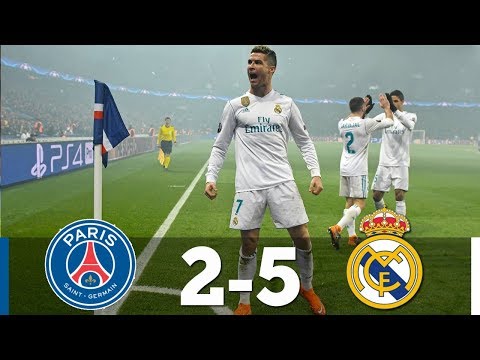 PSG vs Real Madrid 2-5 – All Goals & Extended Highlights ( Last Matches 2018 ) HD