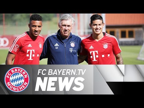 Superstar James begins training with Bayern