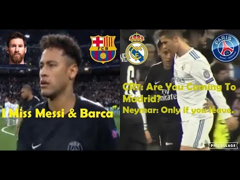 PLAYERS REACTION TO REAL MADRID VS PSG 3-1 2018 FT. RONALDO & NEYMAR