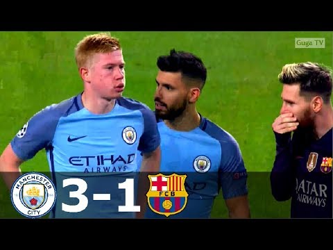 Manchester City vs Barcelona 3-1 – UCL 2016/2017 – Highlighs (English Commentary) HD