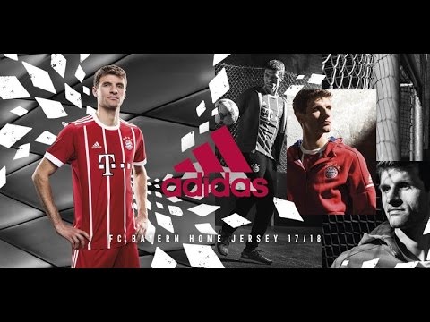 The adidas football 2017/2018 Bayern Munich Home Jersey