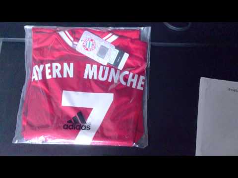 FC Bayern jersey unboxing – home 2013/14 – Wembley Final