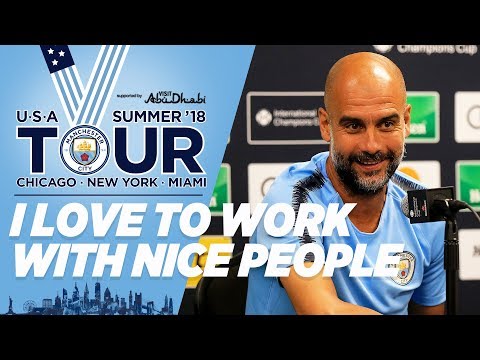 PEP PRESS CONFERENCE | City in the US | Miami | City v Bayern