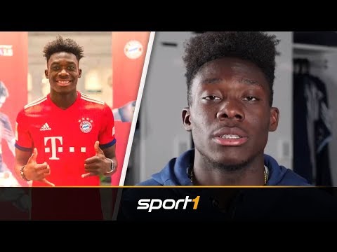 Endlich beim FC Bayern! So emotional verabschiedete sich Alphonso Davies | SPORT1