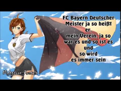 [Nightcore with lyrics] Stern des Südens (FC Bayern Fans United)