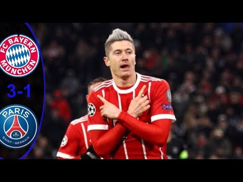 Bayern Munich vs PSG 3 1 Cuplikan&Hasil  Pertandingan Liga Champions Eropa HD 2017/2018