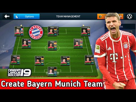 Create FC Bayern Munich Team ★ Kit Logo & Players ★ Dream League Soccer 2018