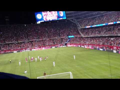 FC Bayern goal song in Chicago