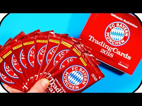 FC Bayern Munich ★ Trading Card Game Unboxing 2018 | Pack Opening