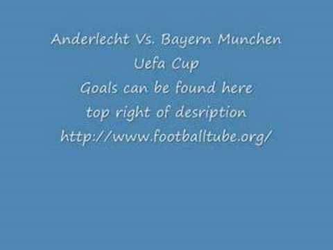 Anderlecht Vs. Bayern Munchen Uefa Cup