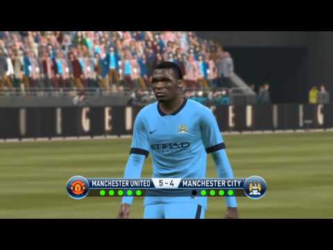 penalty shoot out Manchester United vs Manchester city fc pes 2015