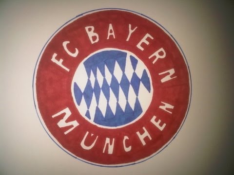 How to Draw the Bayern Munich logo (Wie zeichne das Logo des FC Bayern München)