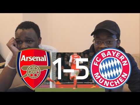 Arsenal Fan React To: Arsenal vs Bayern Munich 1-5 All Goals Extended Highlights Champions League