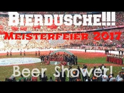 FC Bayern beer showers of 2017