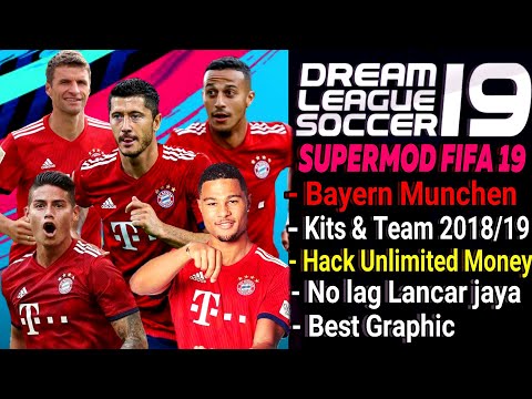 Download Dream League Soccer 18 mod Bayern Munchen | New Kits & Squad 2018 | Hack Unlimited Money