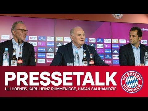 Stellungnahme zu Medienberichten | Hoeneß, Rummenigge & Salihamidžić im FC Bayern-Pressetalk