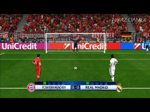 BAYERN MUNICH vs REAL MADRID | Penalty Shootout | PES 2017 Gameplay | UEFA Champions League