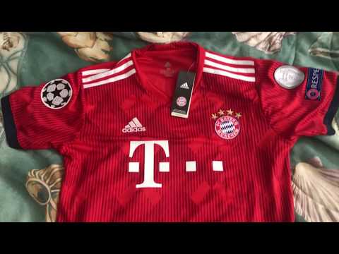 Minejerseys.vip 18-19 Bayern Munich Home Jersey & Dembele lettering Unboxing Review