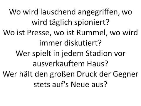 FC Bayern Song-lyrics