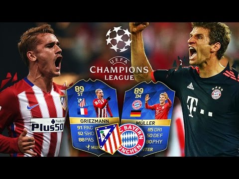 FC BAYERN MÜNCHEN VS ATLETICO MADRID CHAMPIONS LEAGUE HALBFINALE | FIFA 16 ULTIMATE TEAM