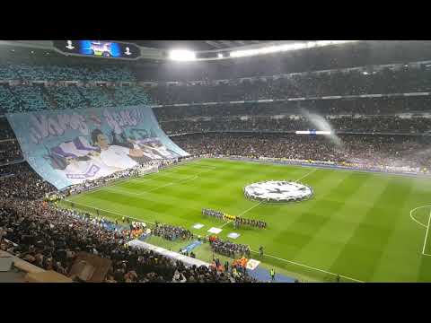 Real Madrid 3:1 PSG • UEFA Champions League anthem | himno • Estadio Santiago Bernabéu
