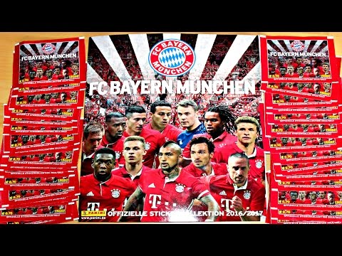 KOMPLETTES DISPLAY! Panini FC Bayern München Sticker 2016/17 | NEU!!