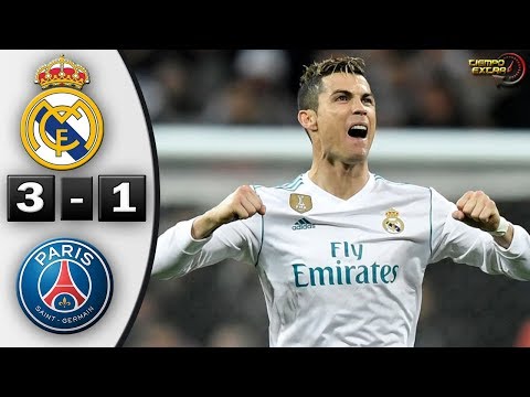 Real Madrid vs PSG 3-1 UCL 17/18 Octavos de Final IDA 14/02/2018