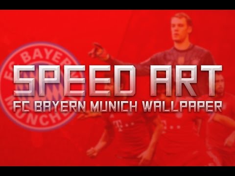 Speed Art – FC Bayern Wallpaper