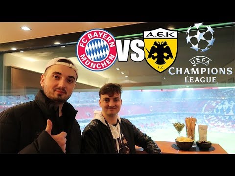 VIP STADIONVLOG AUS DER 150.000 EURO LOGE | FC Bayern – AEK Athen