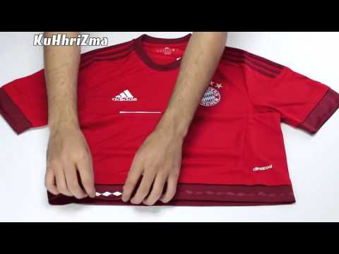 FC Bayern Munich 2015 16 Home Jersey Unboxing & Review