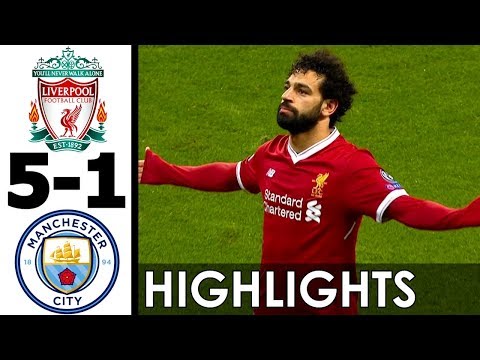 Liverpool vs Manchester City 5-1 Goals and Highlights w/ English Commentary (UCL) 2017-18 HD 720p