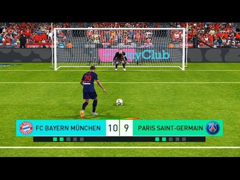 PES 2018 | BAYERN MUNICH vs PSG | Buffon debut | Penalty Shootout | Gameplay PC