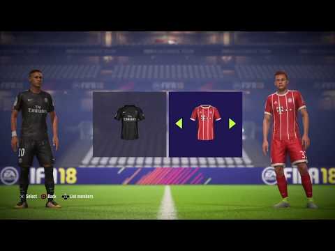 FIFA 18 PS4 Slim Online vs Edwin Gameplay #2 PSG vs FC Bayern