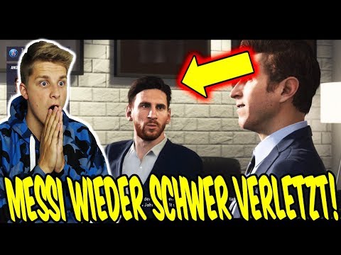 MESSI schon wieder SCHWER VERLETZT! ⚽? Fifa 18 Karrieremodus Fc Bayern FifaGaming #51