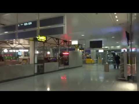 Suraj, Aruna & Hari Sharma at Munich Airport Duty Free Shopping Area, Jan 28, 2015