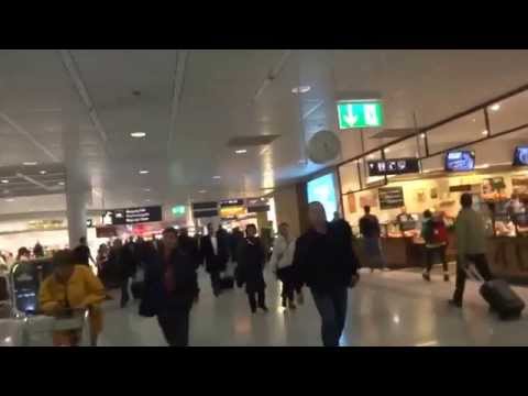 Aruna & Hari Sharma at Munich Airport Duty Free Shopping area, Dec 11, 2014