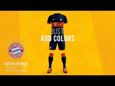 Bayern Munich 2017/18 Kit Design | Speed Art