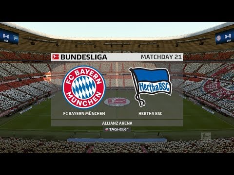 Bayern Munich Vs Hertha Berlin Allianz arena Bundesliga prediction with FIFA19 Lineup