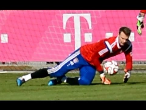 Manuel Neuer – Low diving Saves – Goalkeeper Training – Torwarttraining | FC Bayern Munich