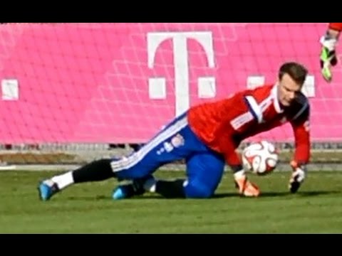 Manuel Neuer – Low diving Saves – Goalkeeper Training – Torwarttraining | FC Bayern Munich