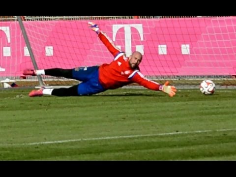 Pepe Reina – "Get up and Dive" Goalkeeper Training – Torwart Training | FC Bayern Munich