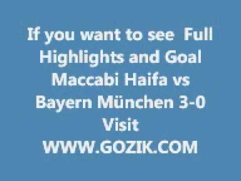 Maccabi Haifa vs Bayern München 3-0 Goals and Highlights 15-09-09 champions league